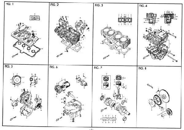 ホンダ　CB750,CB750K1,CB750K2,CB750K4パーツリスト ホンダ - ホンダ 純正パーツリスト「CB 750Kz系」 ⑦の通販 by